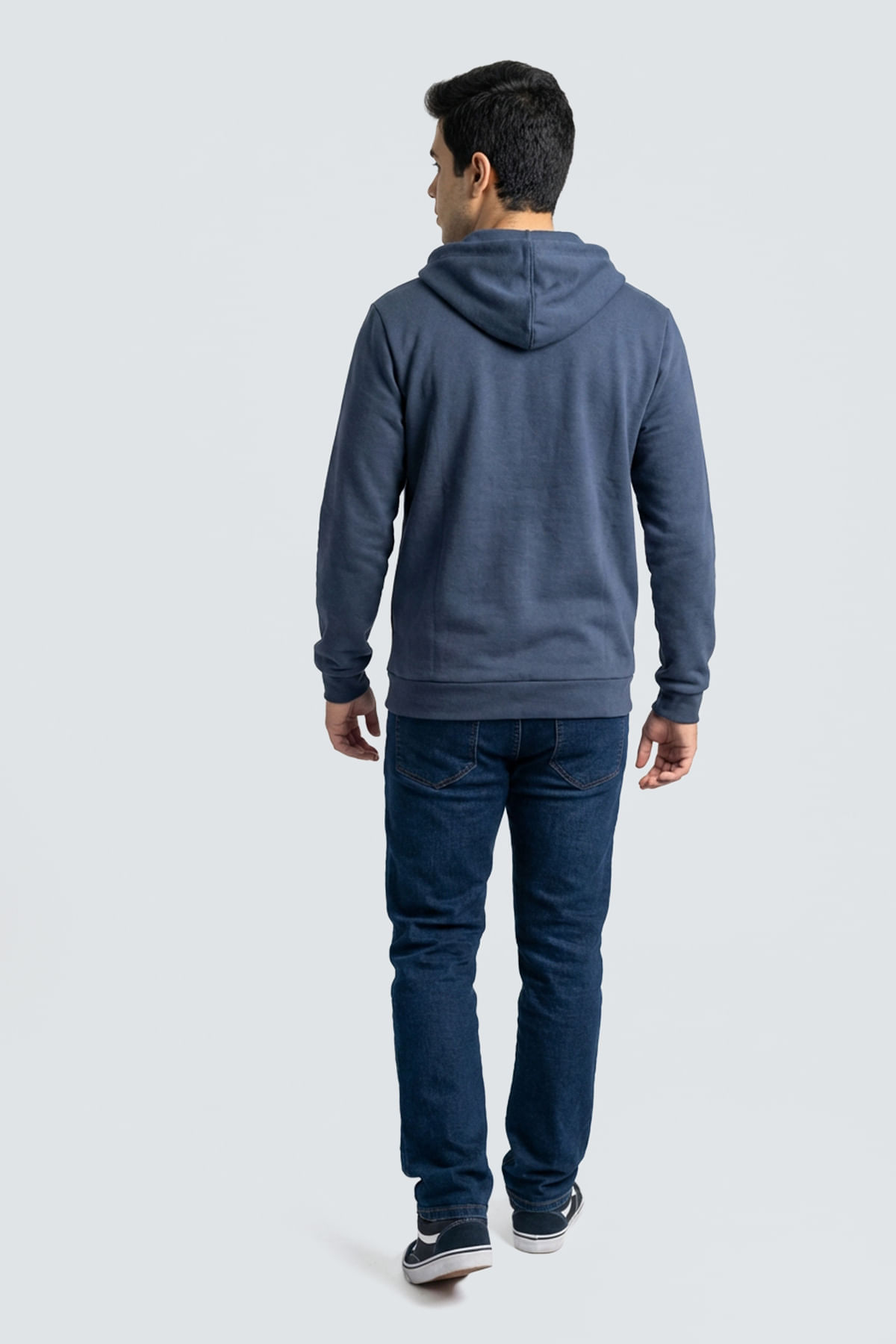 Moletom Masculino Azul Escuro - Imagem 4