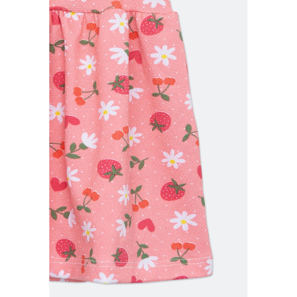 Vestido Infantil Menina Caedu Morango Rosa - Leve e Fofo - Imagem 4