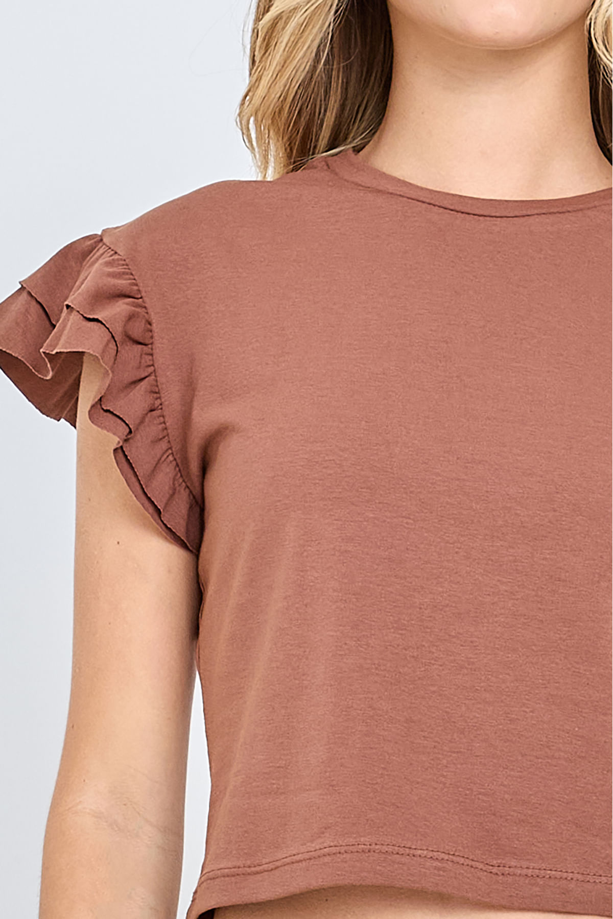 Blusa-fem-prog-rom-m-c-babados-marrom-marrom-escuro-P