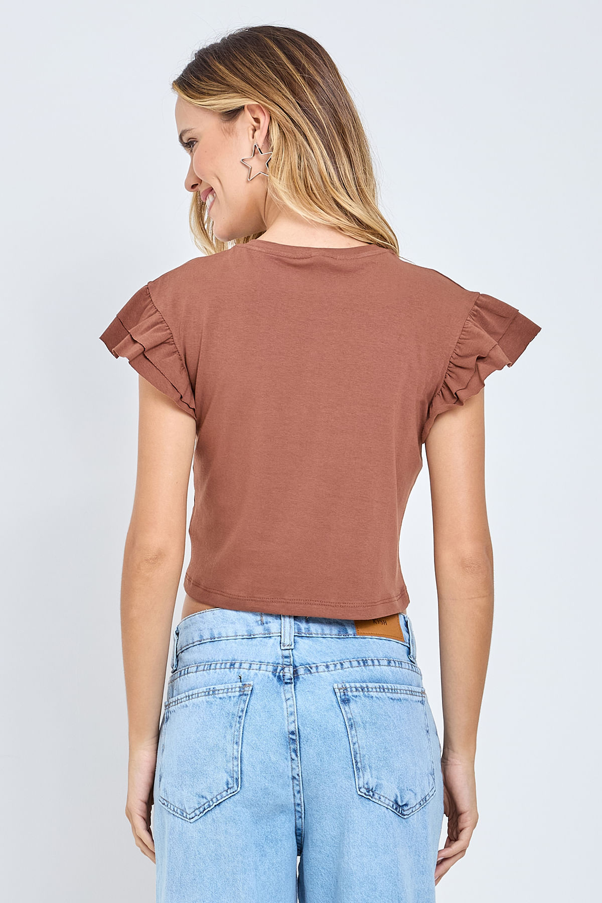 Blusa-fem-prog-rom-m-c-babados-marrom-marrom-escuro-P
