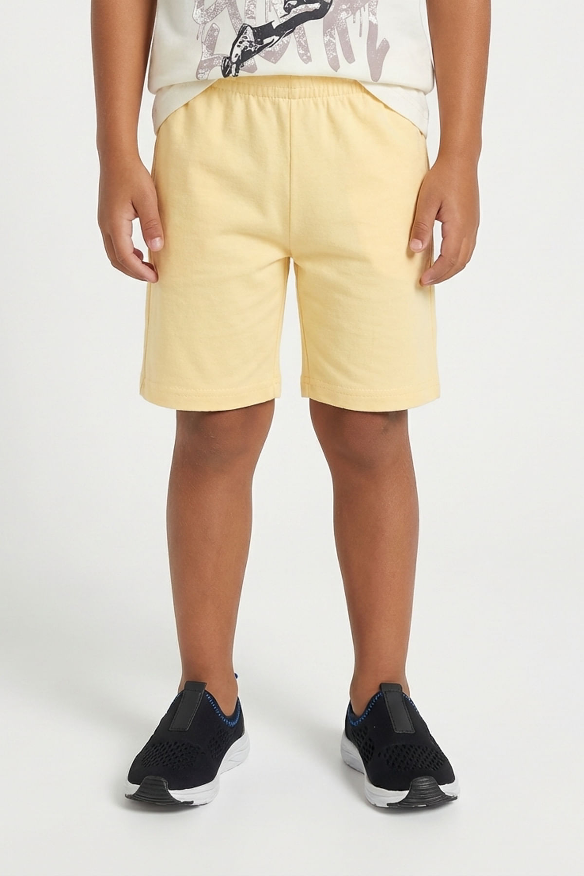Shorts-inf1-3nas-malha-ciclista-liso-ama-amarelo-claro-1