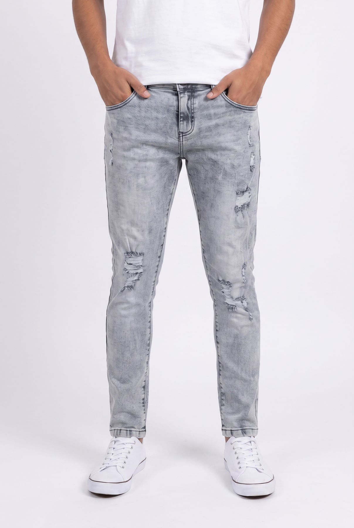 Calca-masc-aj-10932-jns-sk-jogador-cinza-jeans-preto-claro-38