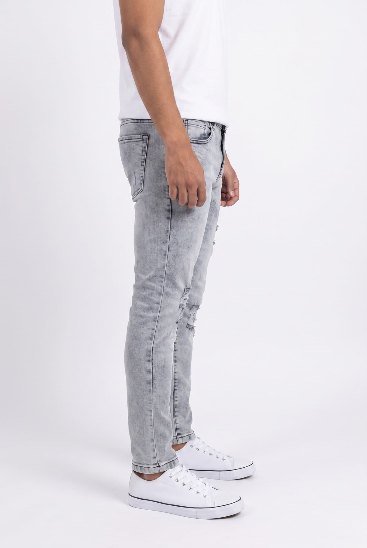 Calca-masc-aj-10932-jns-sk-jogador-cinza-jeans-preto-claro-38