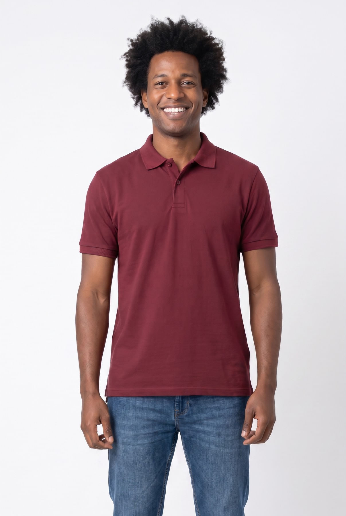 Polo-masc-prom-piquet-pomegranate-vermelho-escuro-P