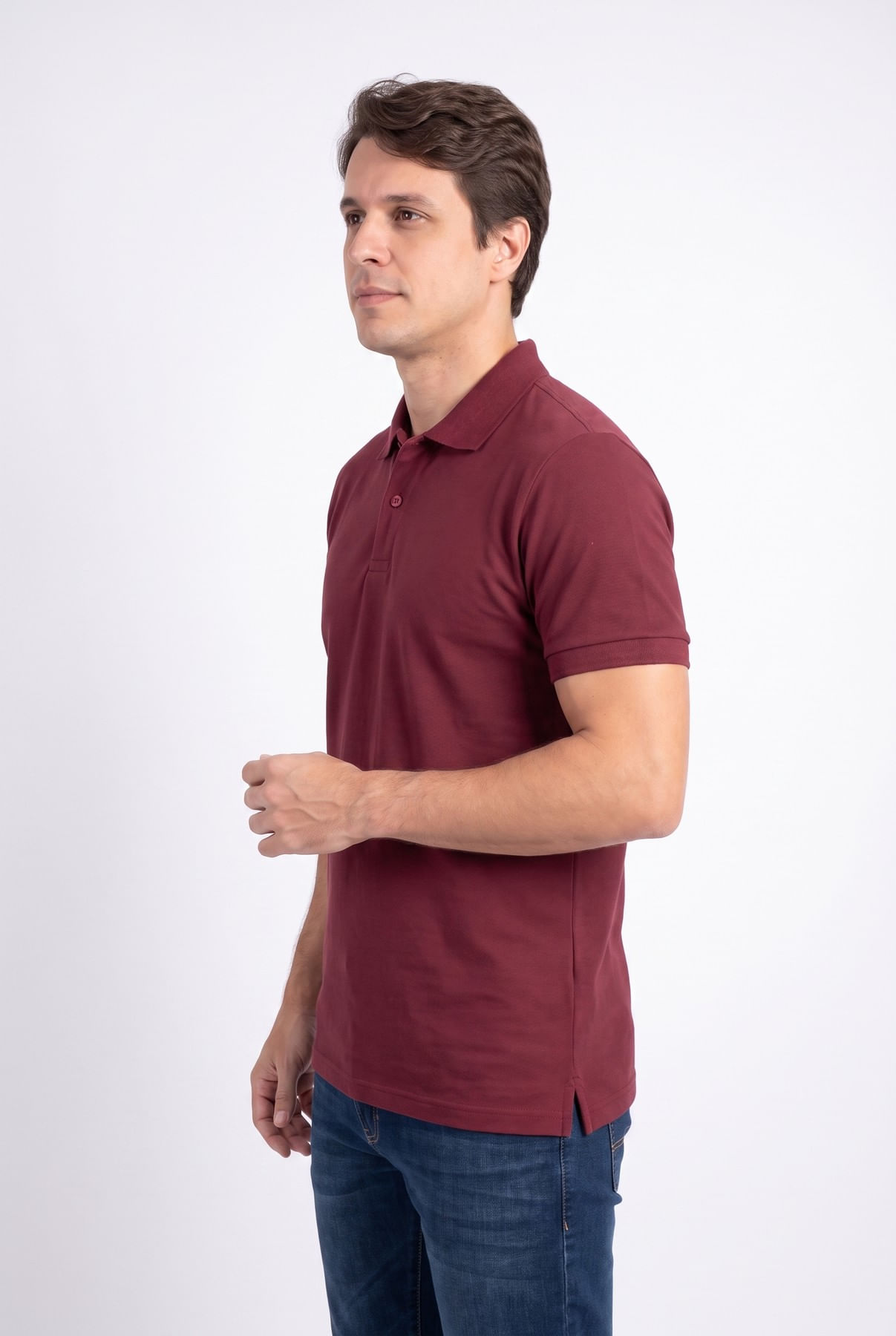 Polo-masc-prom-piquet-pomegranate-vermelho-escuro-P
