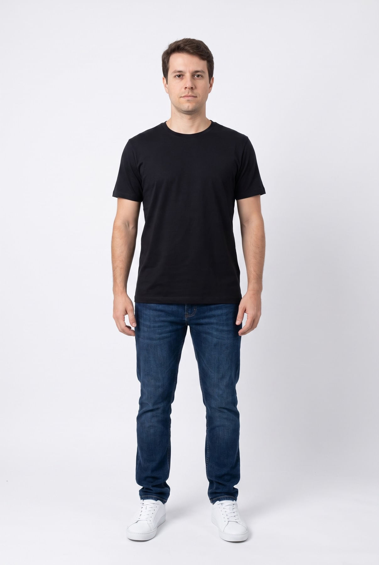 Camiseta-masc-gola-c-preto-preto-P