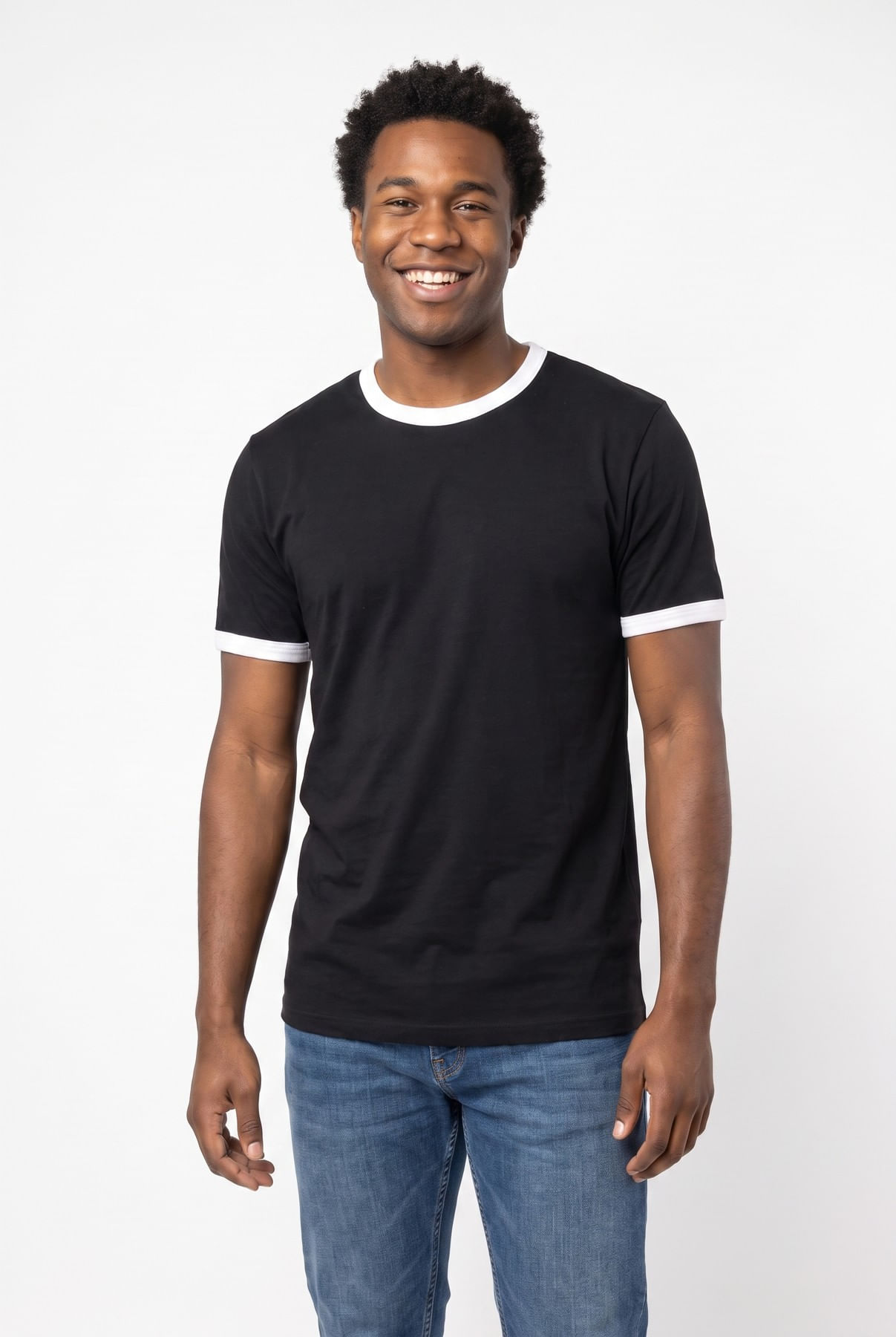 Camiseta-masc-contraste-preta-branco-preto-P