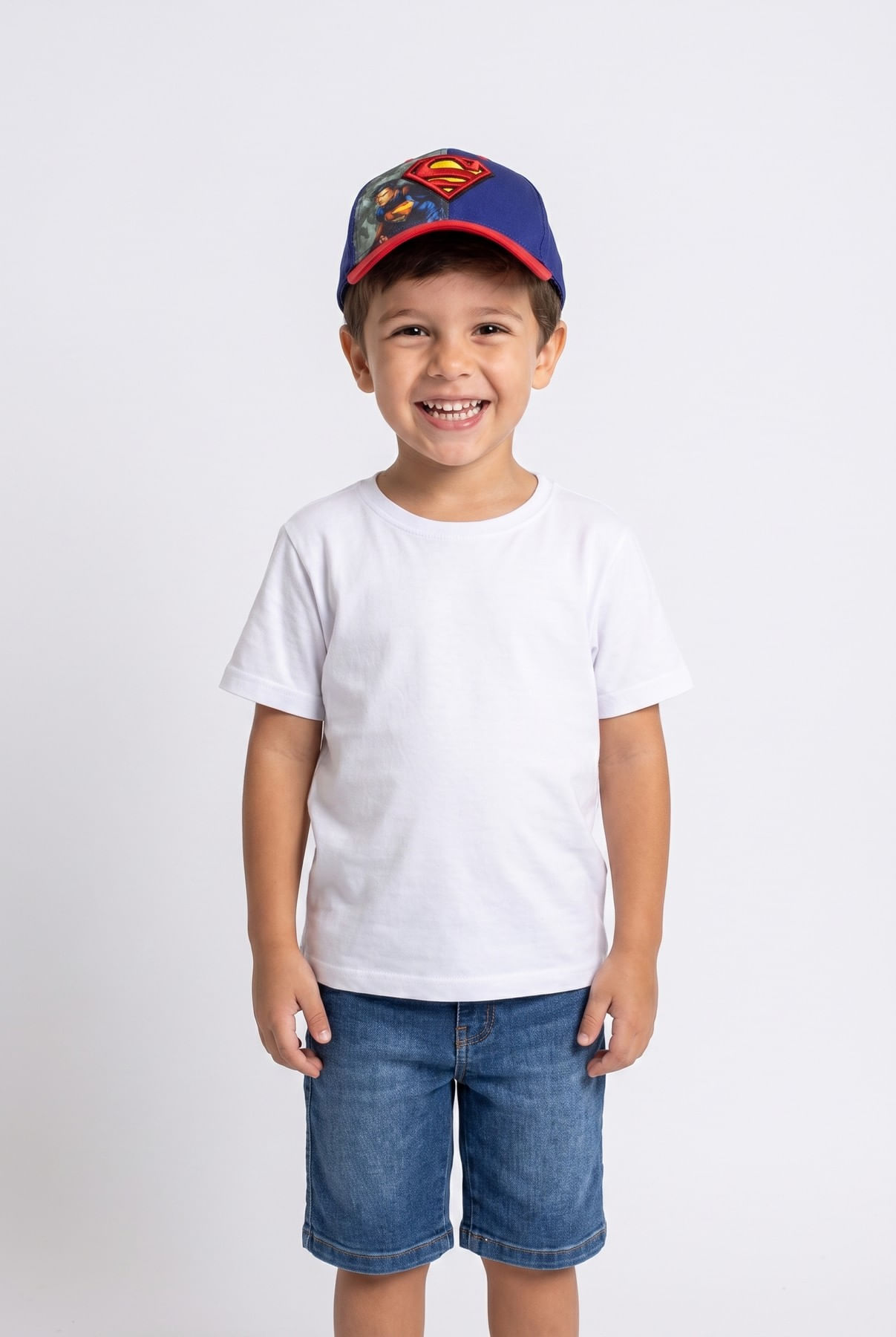 Bone-Infantil-Masculino-Superman-Estampado