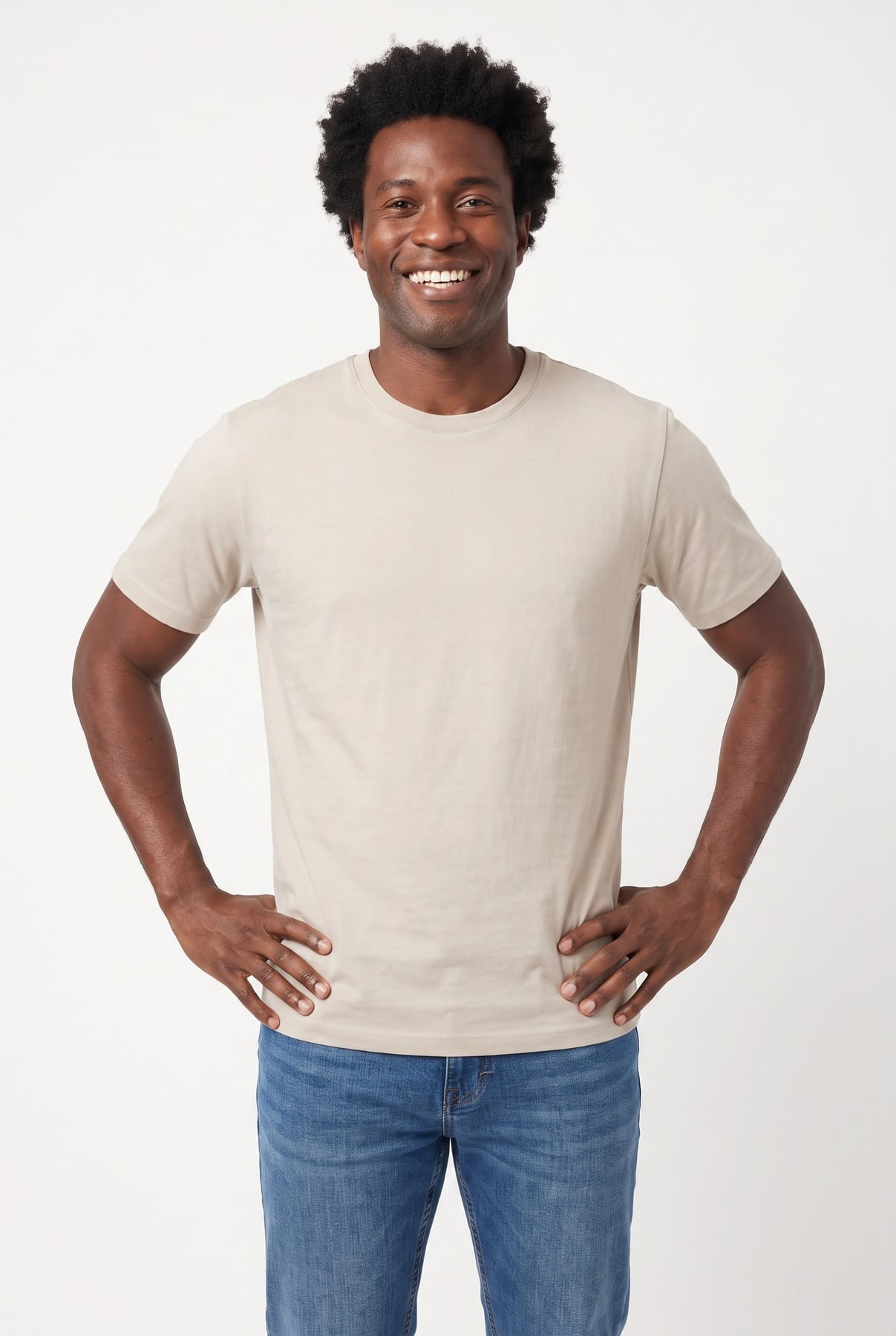 Camiseta-masc-gola-c-feather-grey-bege-medio-P