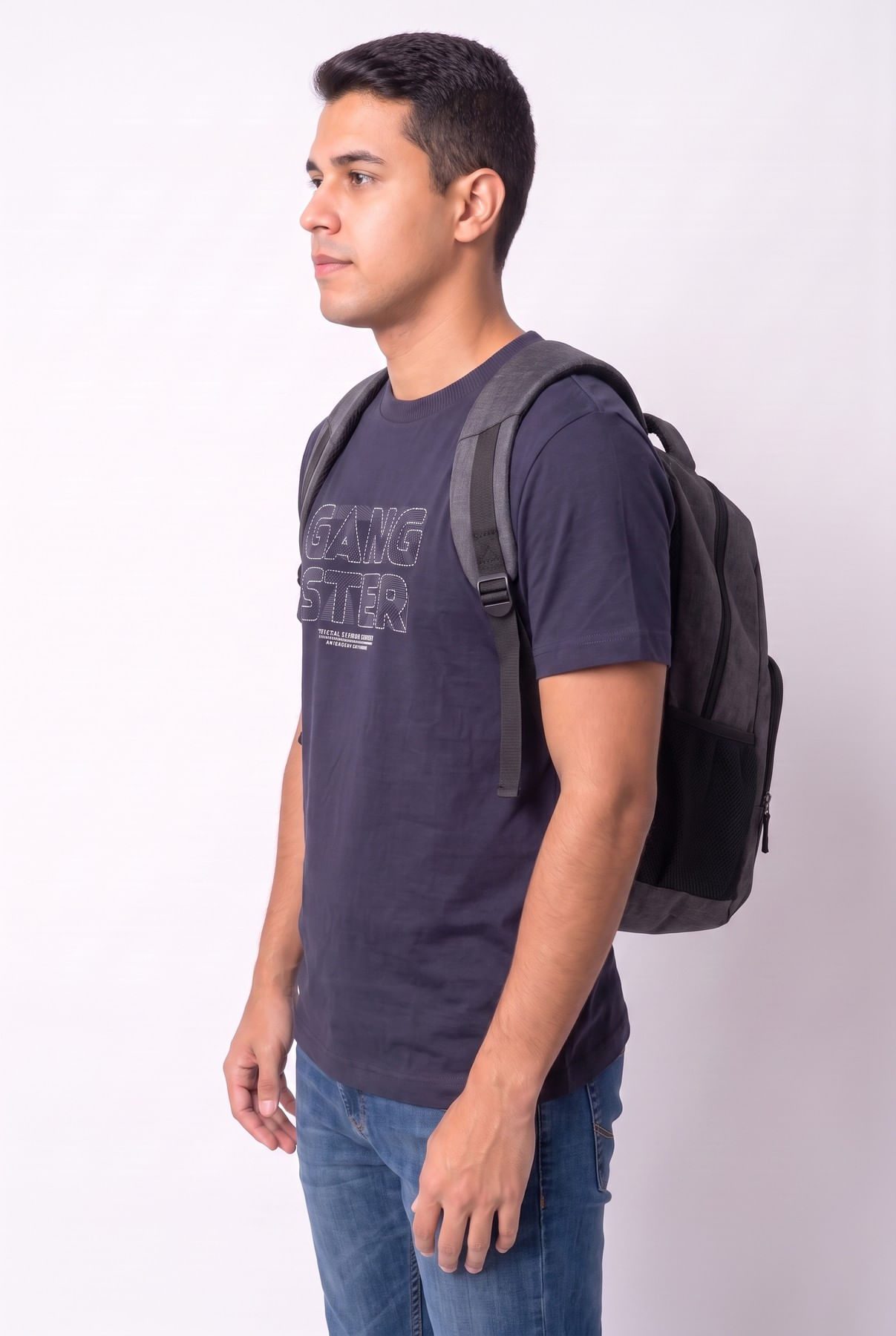 Mochila-Masculina-Caedu-em-Poliester-Cinza-Mescla